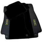 Black Floor Mats For Mercedes Benz S-Class Z223 Maybach (2021-2023) | Fighter Jet Edition - AutoWin