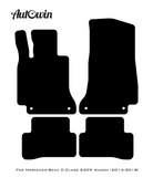 Black Luxury Floor Mats For Mercedes Benz C-Class S205 Wagon (2014-2018) | ER56 Design - AutoWin