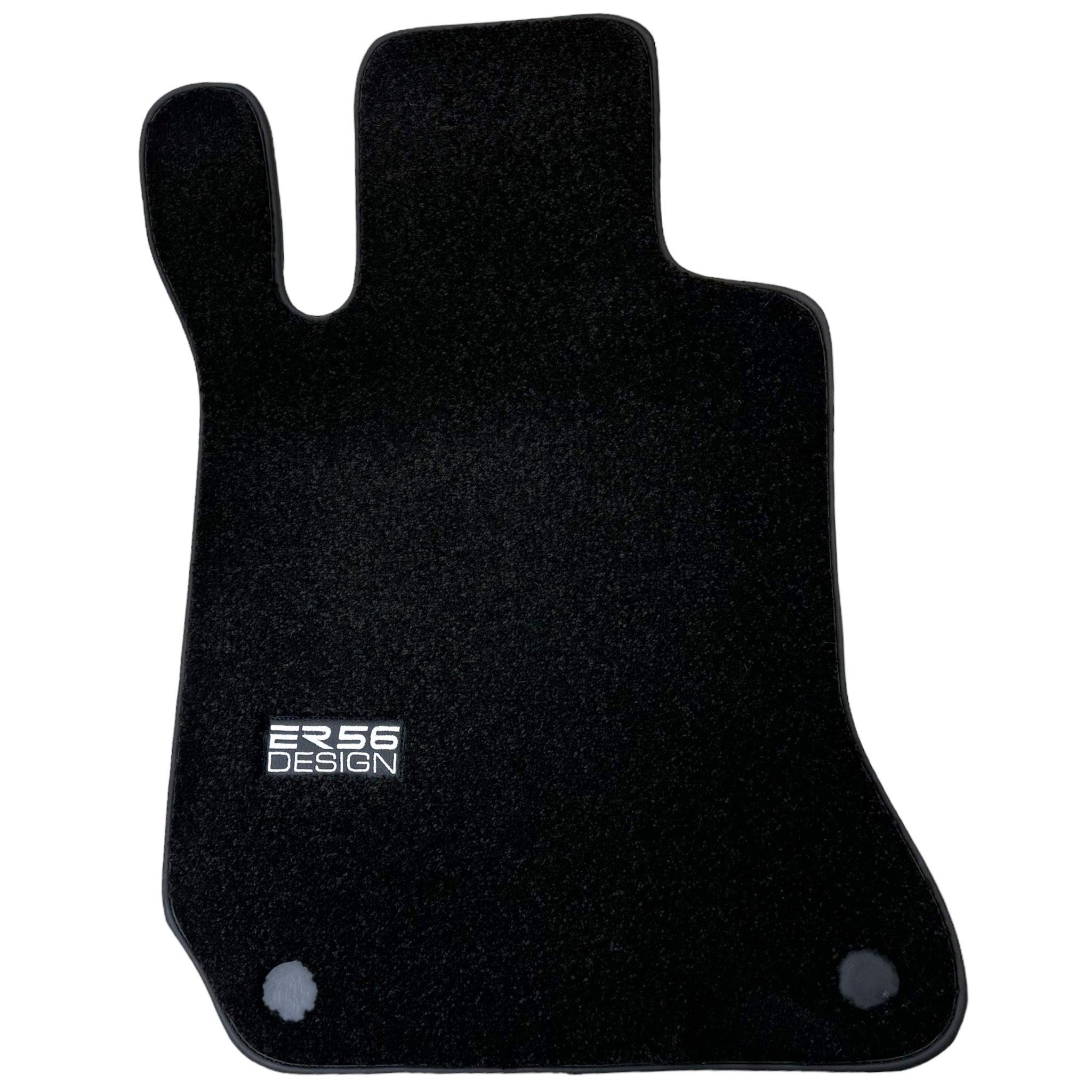 Black Luxury Floor Mats For Mercedes Benz EQA-Class H243 (2021-2023) | ER56 Design - AutoWin