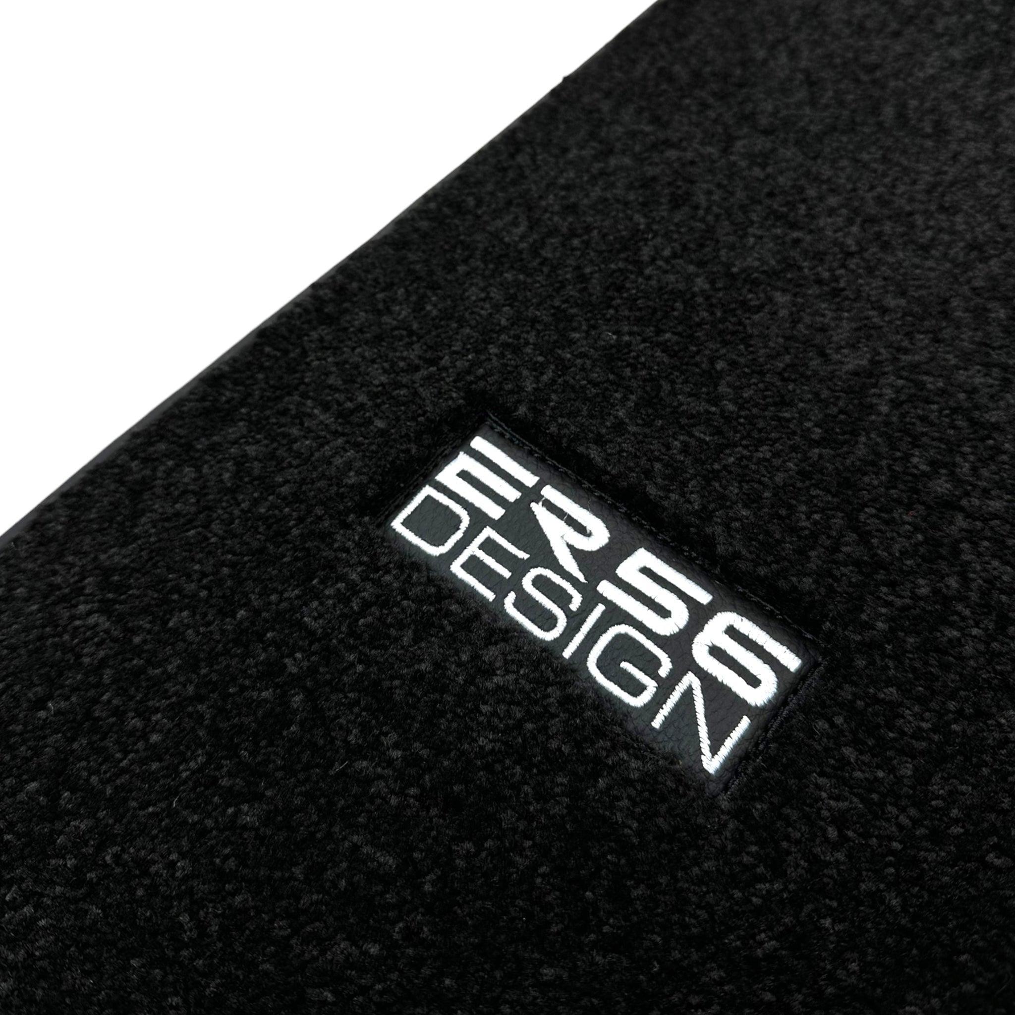 Black Luxury Floor Mats For Mercedes Benz EQA-Class H243 (2021-2023) | ER56 Design - AutoWin