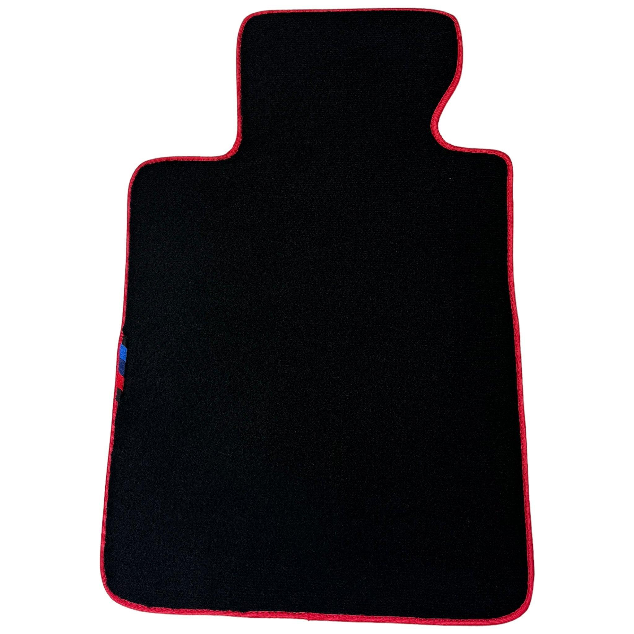 Black Mats For BMW 1 Series F21 3-door Hatchback | Red Trim - AutoWin