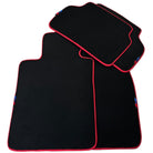 Black Mats For BMW 1 Series F21 3-door Hatchback | Red Trim - AutoWin