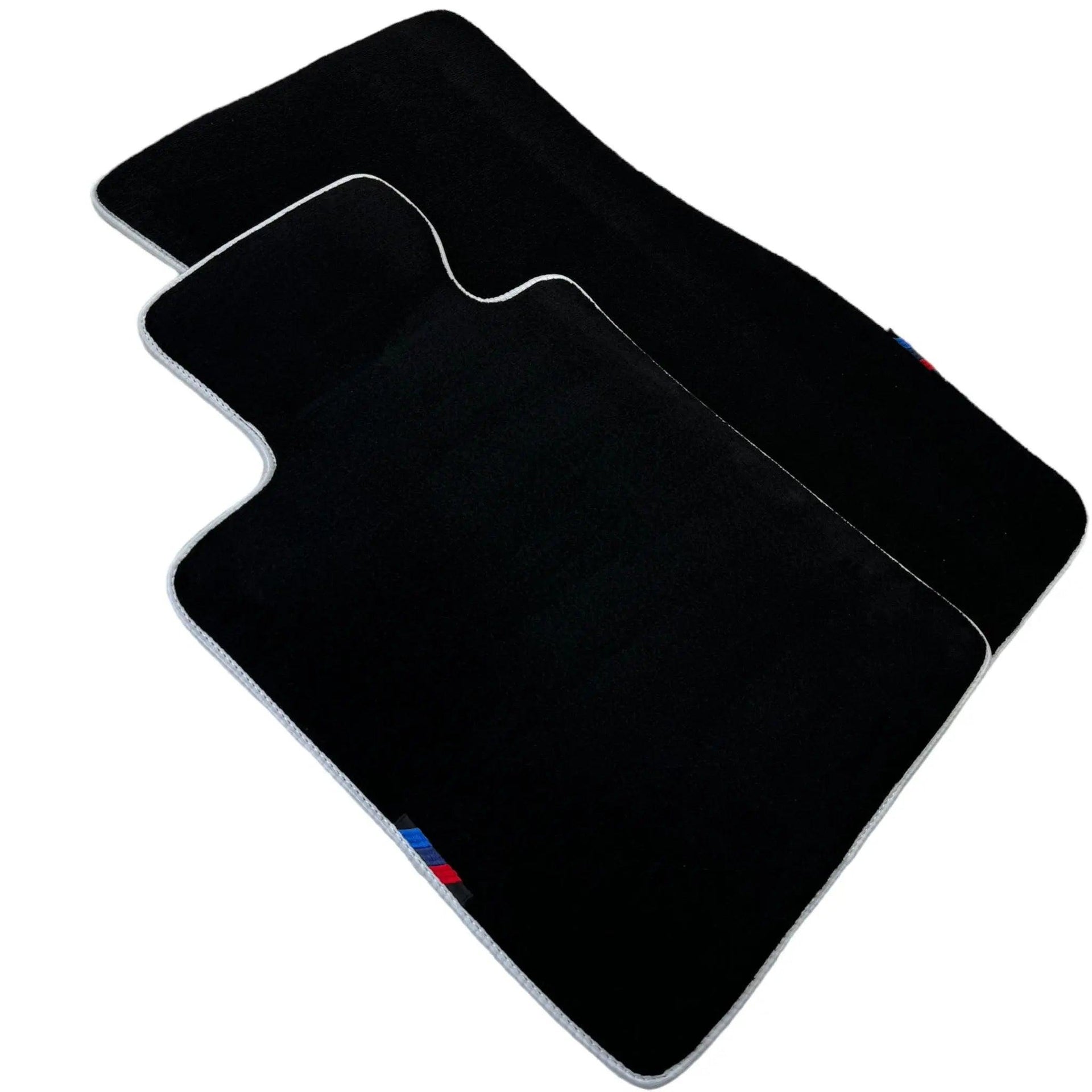 Black Mats For BMW M3 E93 | White Trim - AutoWin