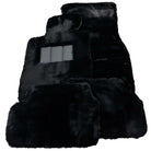 Black Sheepskin Floor Floor Mats For BMW 8 Series Gran Coupe G16 - AutoWin