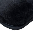 Black Sheepskin Floor Mats For BMW 8 Series E31 2-door Coupe No Steps Edition - AutoWin