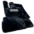 Black Sheepskin Floor Mats For Mercedes Benz C-Class C205 Coupe Facelift (2018-2023) | ER56 Design - AutoWin