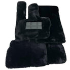 Black Sheepskin Floor Mats For Mercedes Benz C-Class C205 Coupe Facelift (2018-2023) | ER56 Design - AutoWin
