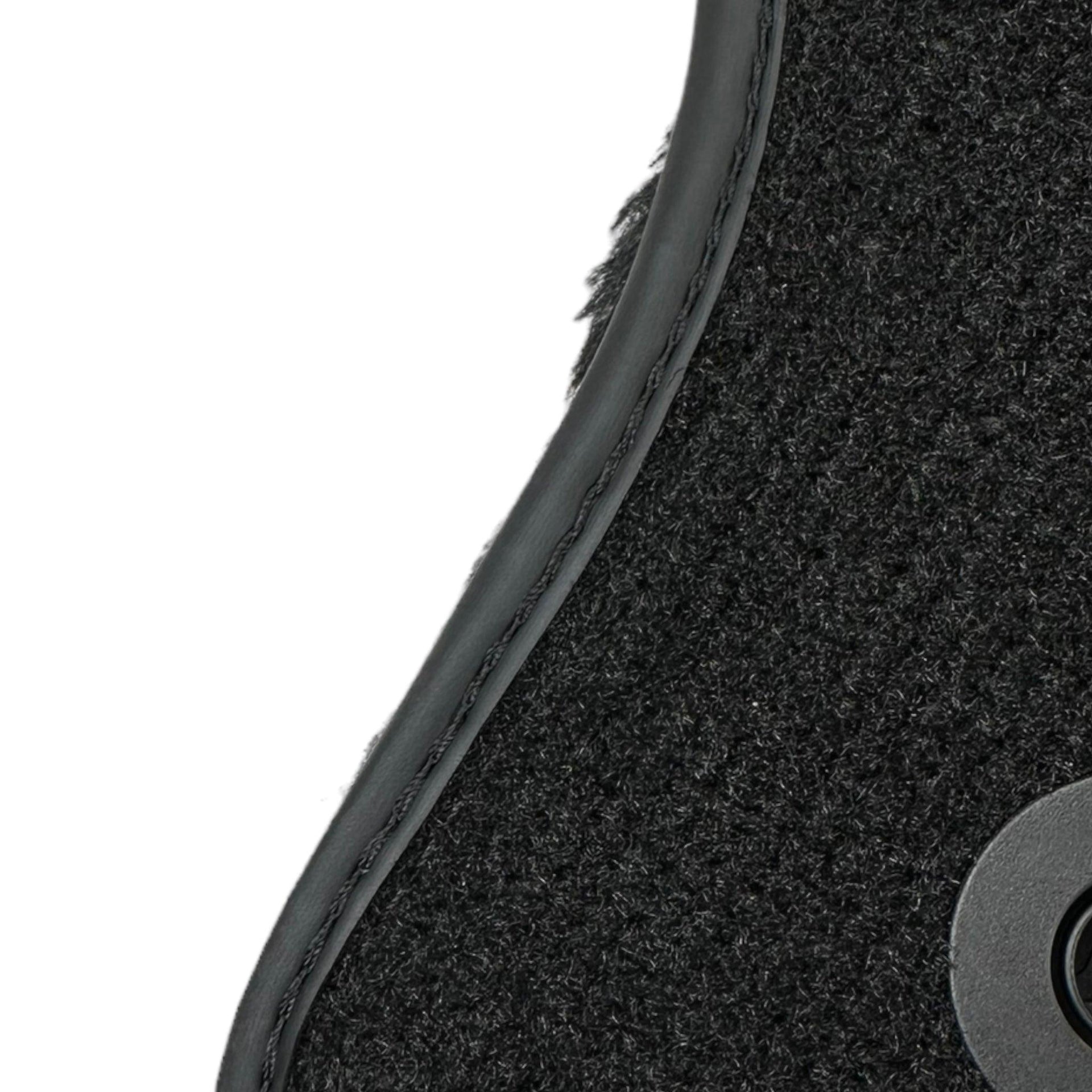Black Sheepskin Floor Mats For Mercedes Benz E-Class W213 Sedan (2016-2020) Hybrid | ER56 Design - AutoWin