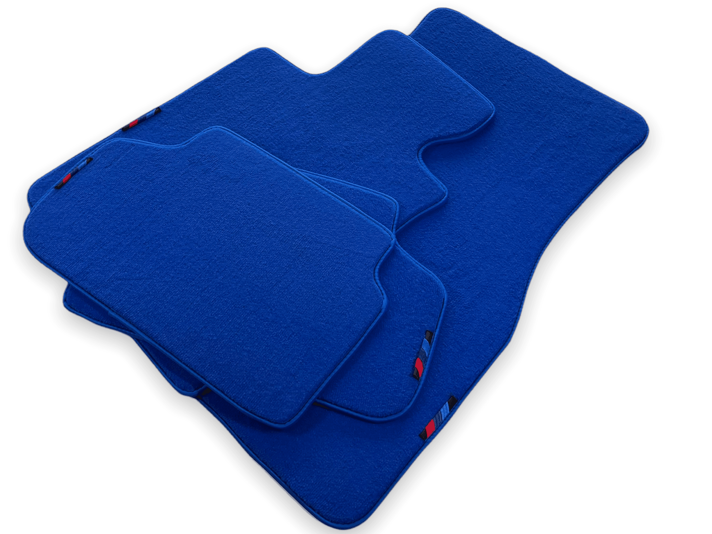 Blue Floor Mats For BMW 5 Series G30 With M Package - AutoWin