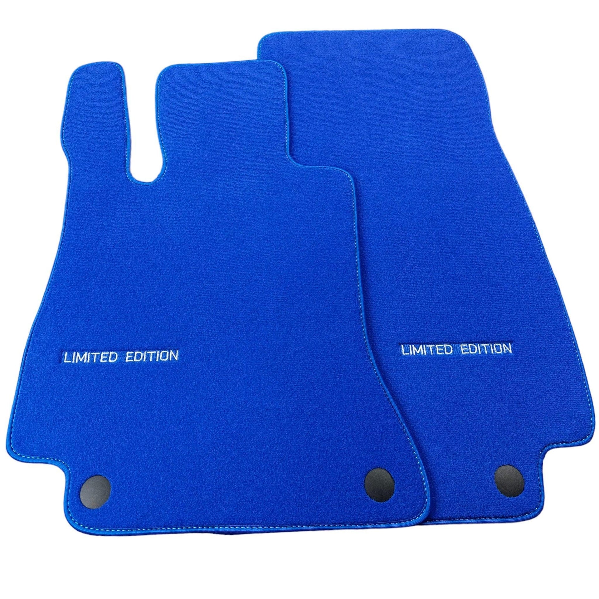 Blue Floor Mats For Mercedes Benz CLK-Class C208 Coupe (1997-2002) | Limited Edition - AutoWin