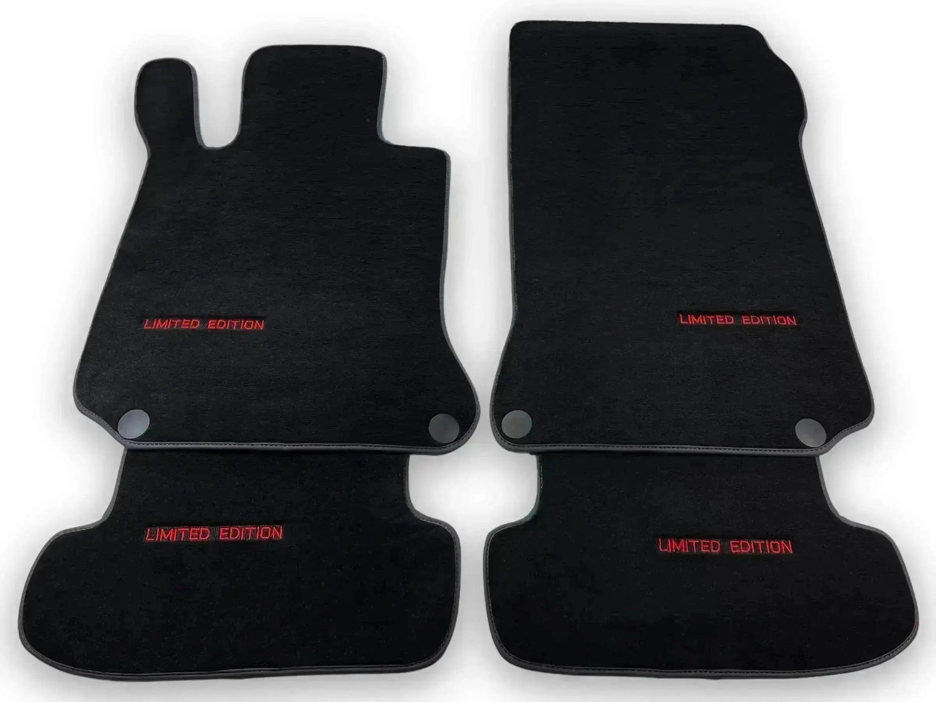 Blue Floor Mats For Mercedes Benz GLK-Class X204 (2012-2015) | Limited Edition - AutoWin