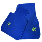 Blue Mats For BMW 3 Series E46 4-door Sedan Tailored Set Perfect Fit - AutoWin