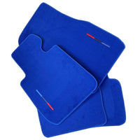 Blue Mats For BMW M3 E46 With M Package - AutoWin