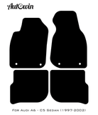 Dark Blue Floor Mats for Audi A6 - C5 Sedan (1997-2002) | ER56 Design - AutoWin