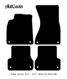 Dark Blue Floor Mats for Audi A7 - C7 (2010-2018) | ER56 Design - AutoWin