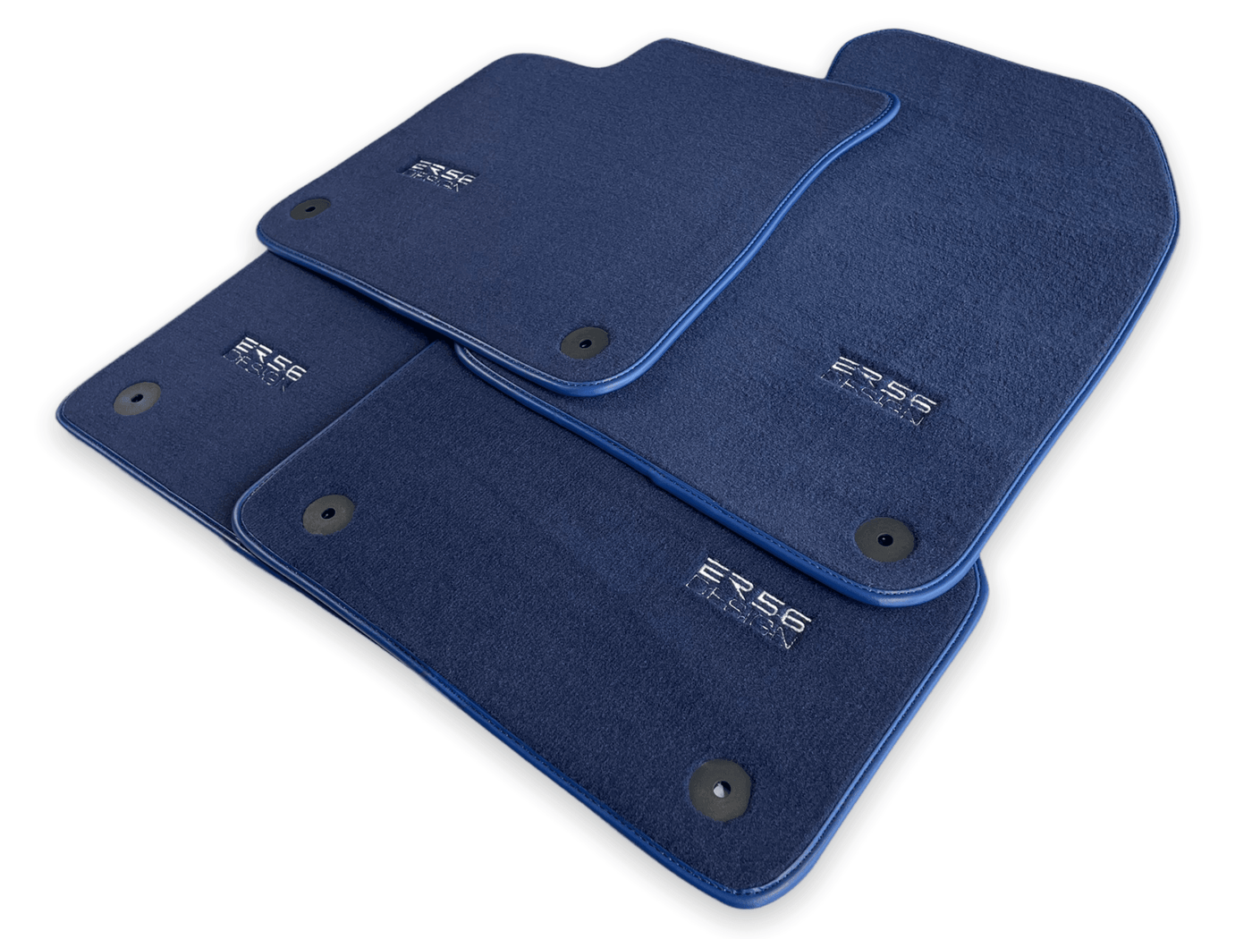 Dark Blue Floor Mats for Audi A8 D5 (2017-2023) | ER56 Design - AutoWin