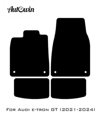 Dark Blue Floor Mats for Audi e-tron GT (2021-2024) | ER56 Design - AutoWin