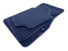 Dark Blue Floor Mats For BMW 7 Series F02 With M Package - AutoWin