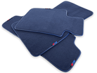 Dark Blue Floor Mats For BMW 7 Series F02 With M Package - AutoWin