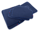 Dark Blue Floor Mats For BMW 7 Series F02 With M Package - AutoWin