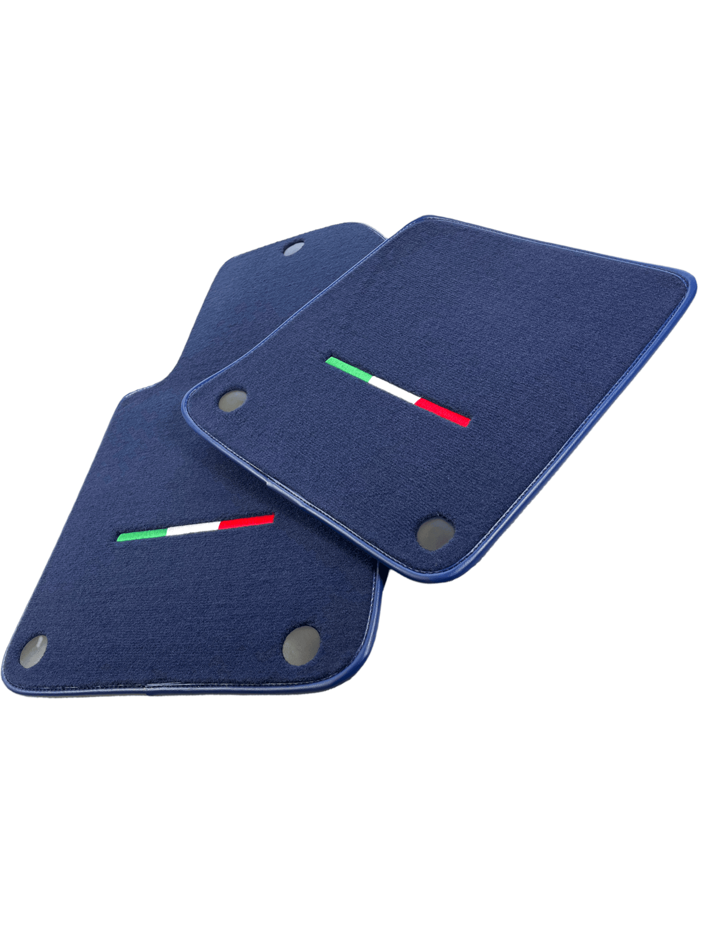 Dark Blue Floor Mats For Ferrari 599 Coupe 2006-2012 Italian Edition - AutoWin