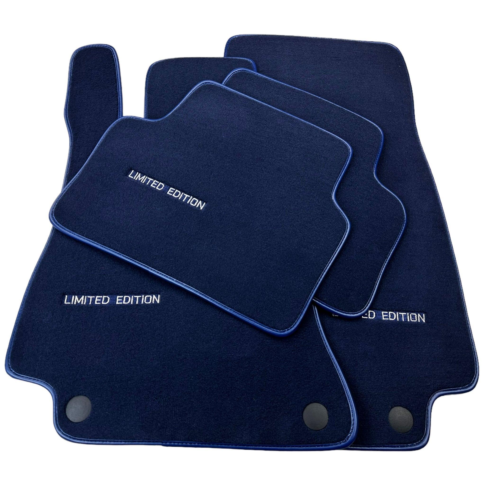 Dark Blue Floor Mats For Mercedes Benz E-Class S213 All Terrain (2020-2023) | Limited Edition - AutoWin