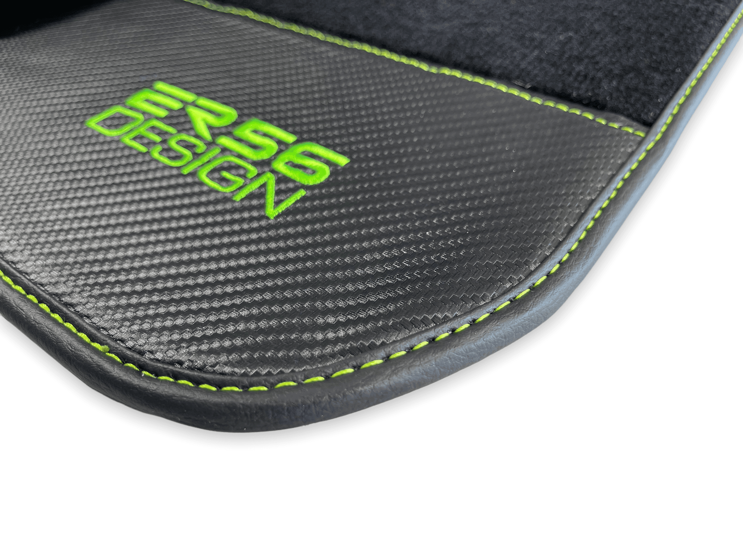 Floor Mats For BMW 3 Series E36 2-door Coupe Carbon Leather Er56 Design - AutoWin