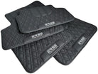 Floor Mats For BMW 3 Series E36 4-door Sedan Black Leather Er56 Design - AutoWin