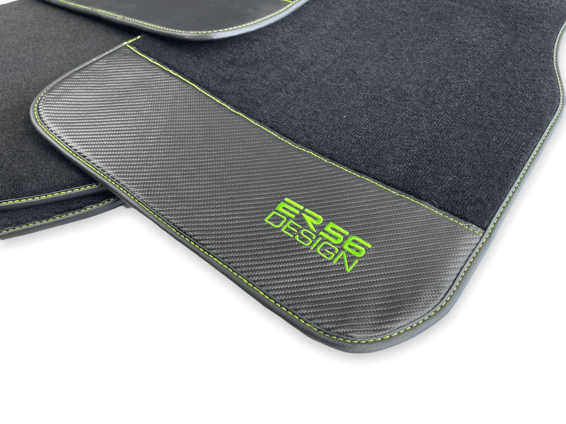 Floor Mats For BMW 6 Series F13 2-door Coupe Carbon Leather Er56 Design - AutoWin