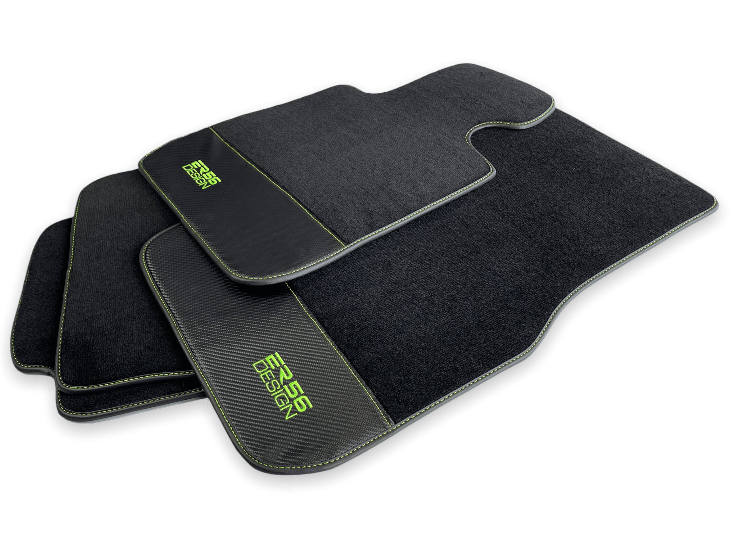 Floor Mats For BMW 6 Series F13 2-door Coupe Carbon Leather Er56 Design - AutoWin