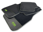 Floor Mats For BMW 7 Series F02 Carbon Leather Er56 Design - AutoWin