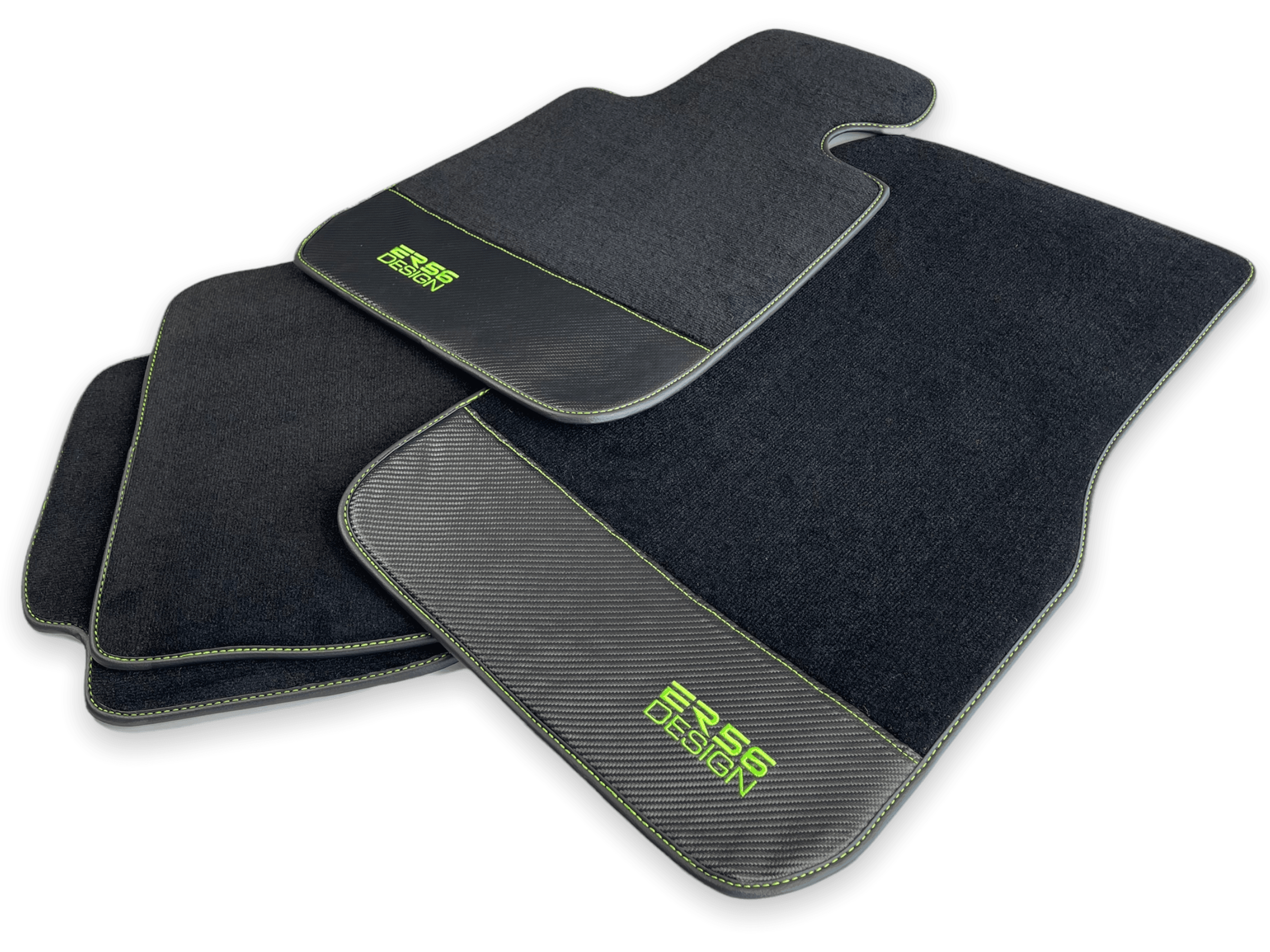 Floor Mats For BMW X3 Series G01 Carbon Leather Er56 Design - AutoWin