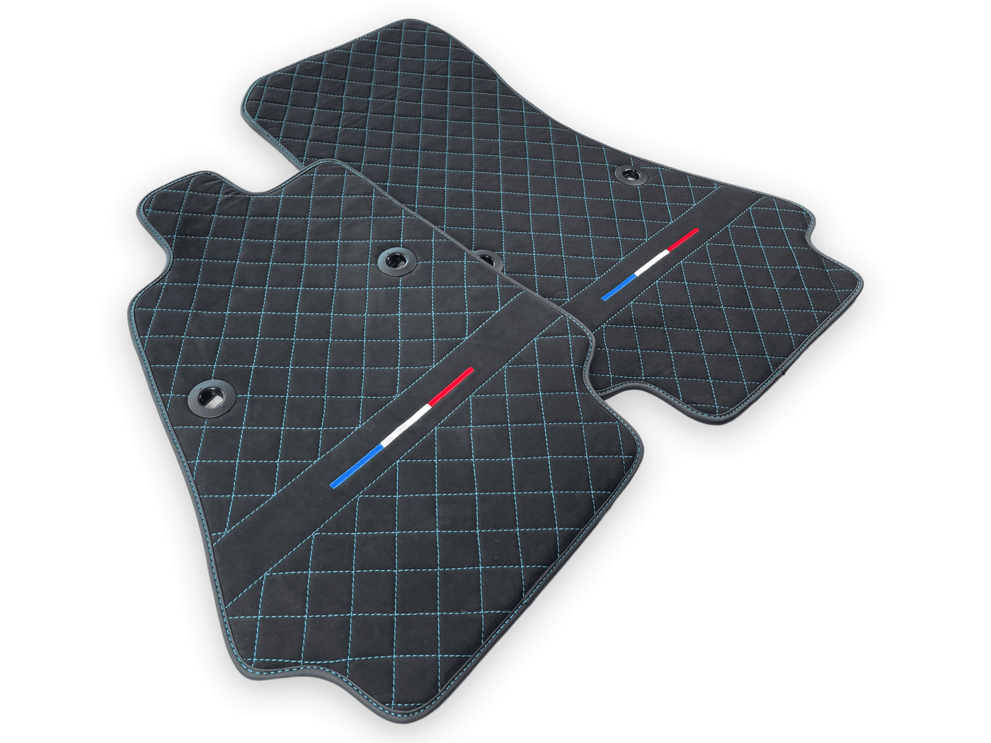 Floor Mats For Bugatti Chiron Alcantara Leather Limited Edition - AutoWin