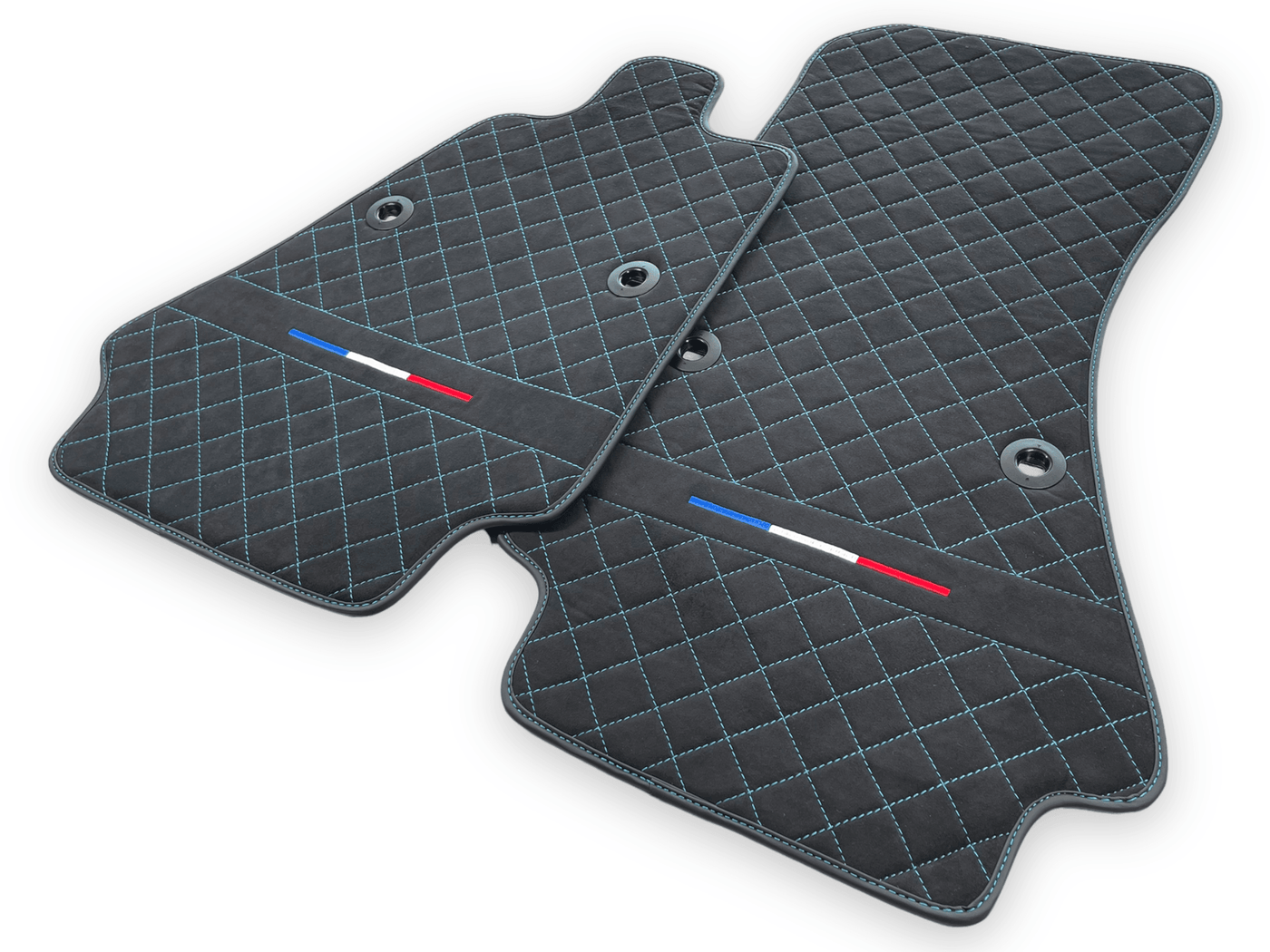 Floor Mats For Bugatti Chiron Alcantara Leather Limited Edition - AutoWin