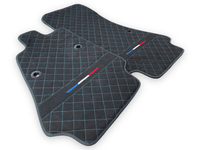 Floor Mats For Bugatti Chiron Alcantara Leather Limited Edition - AutoWin