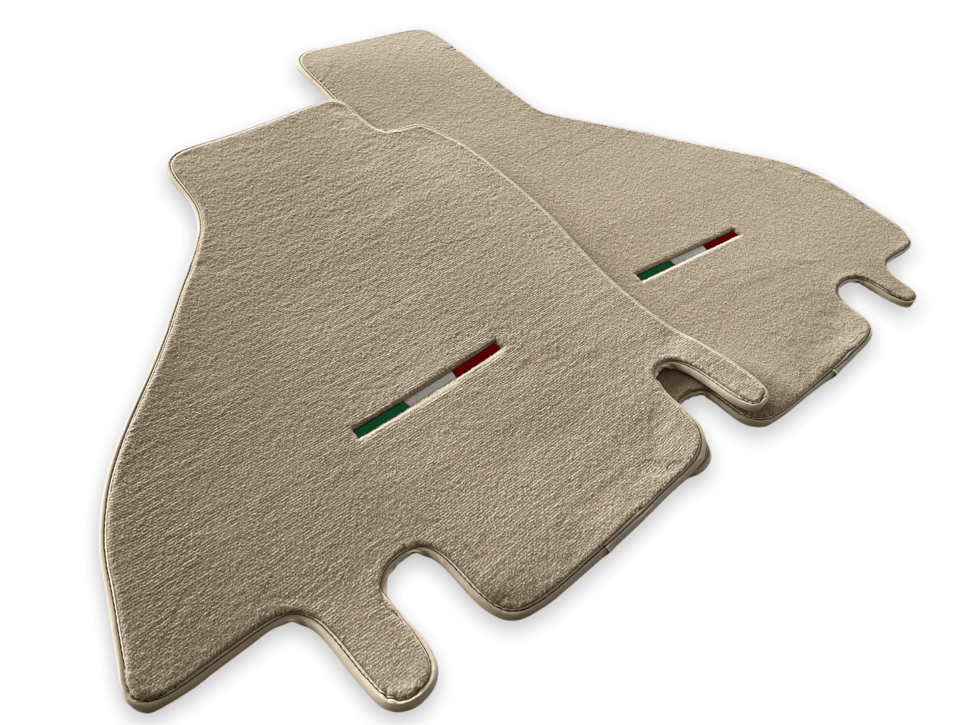 Floor Mats For Ferrari Testarossa 1984–1996 Beige Autowin Brand Italy Edition - AutoWin