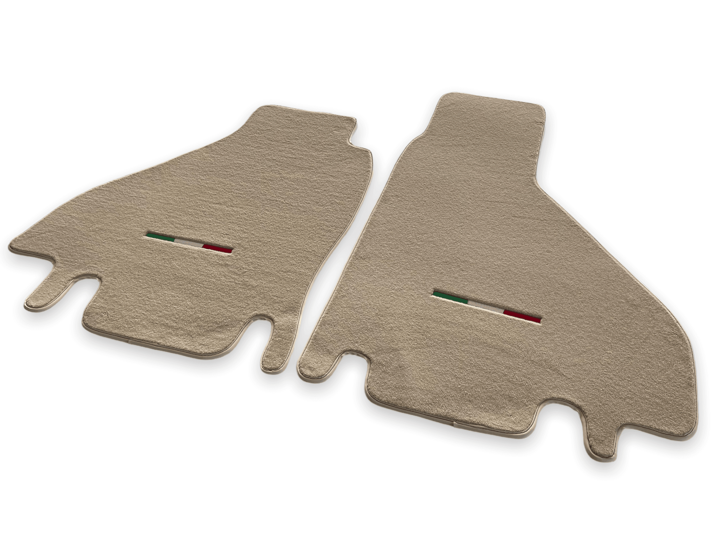 Floor Mats For Ferrari Testarossa 1984–1996 Beige Autowin Brand Italy Edition - AutoWin
