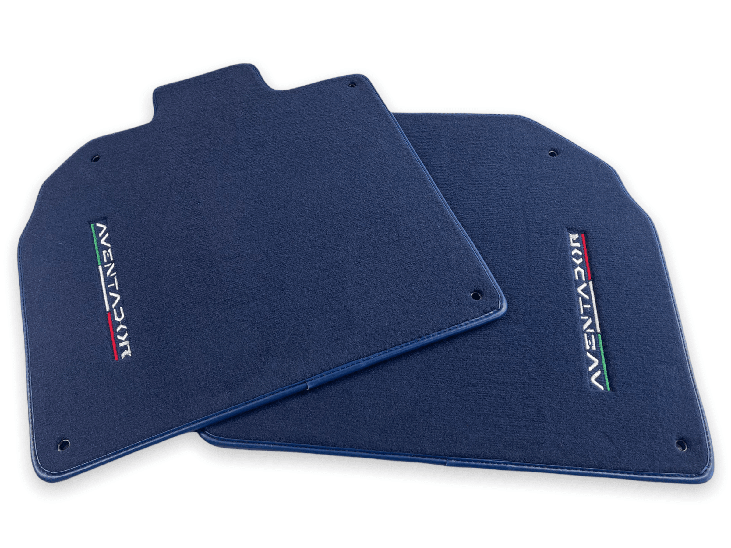 Floor Mats for Lamborghini Aventador Dark Blue Color - AutoWin
