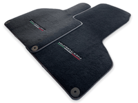 Floor Mats for Lamborghini Huracan With Italian Flag Red Stitch - AutoWin
