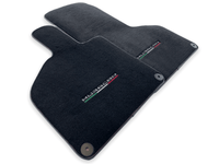 Floor Mats for Lamborghini Huracan With Italian Flag Red Stitch - AutoWin