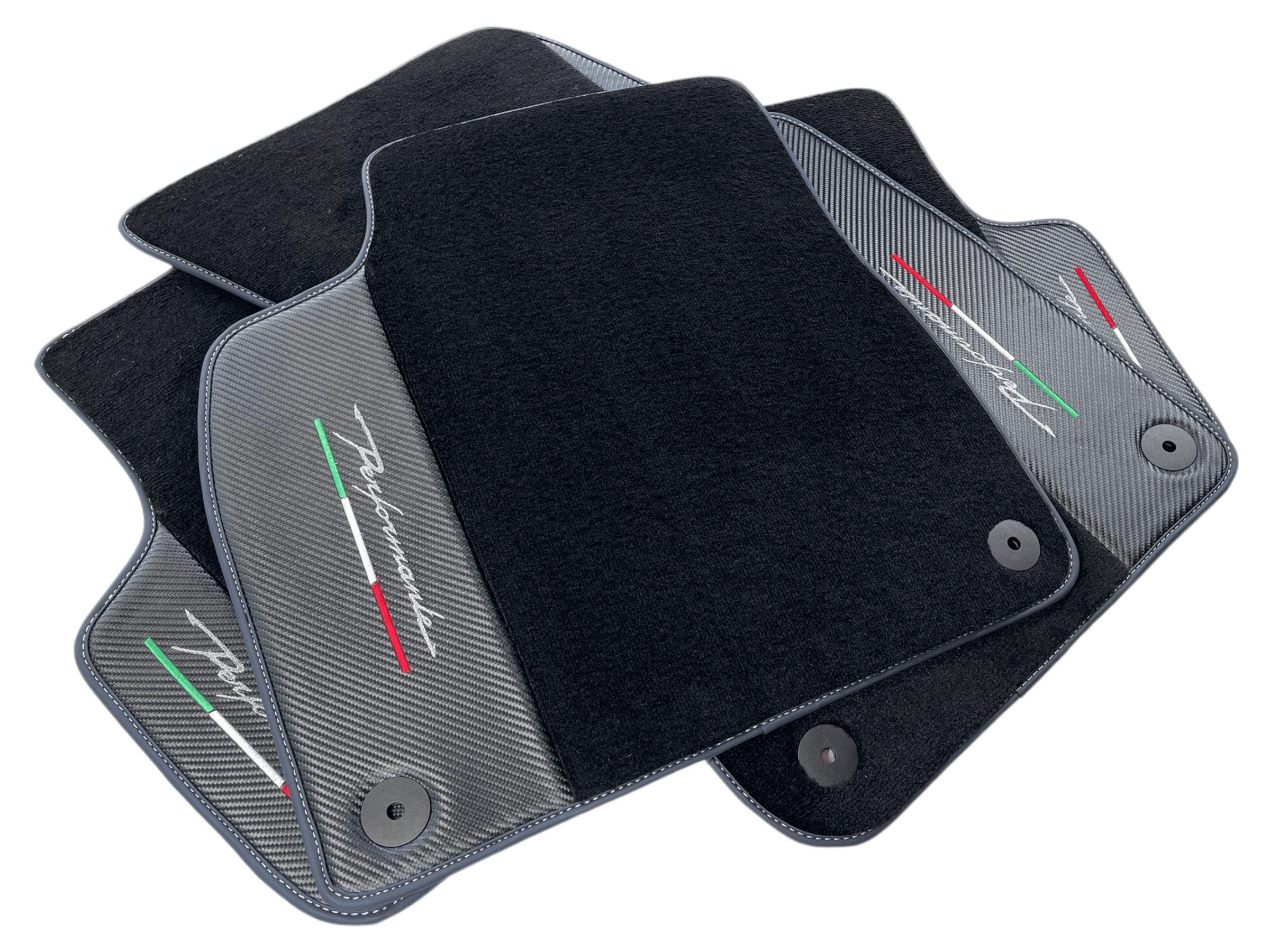 Floor Mats For Lamborghini Urus Performante With Carbon Leather - AutoWin