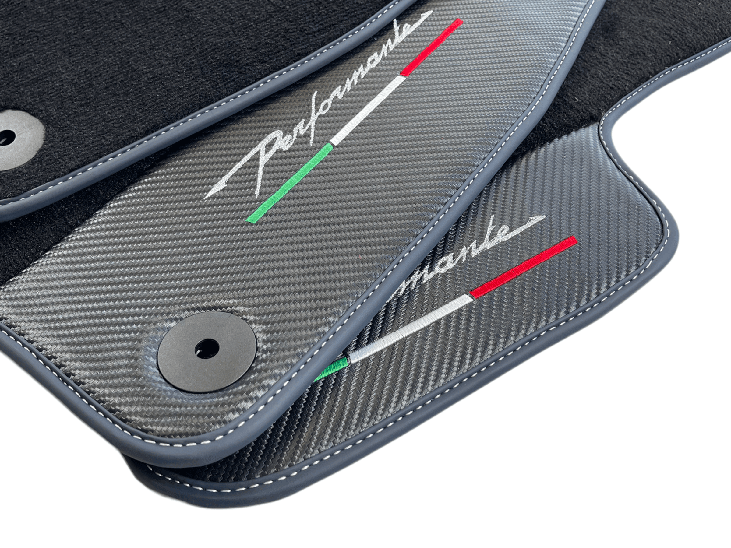 Floor Mats For Lamborghini Urus Performante With Carbon Leather - AutoWin