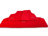 Floor Mats For Tesla Model 3 Red Tailored Carpets ER56 Design - AutoWin