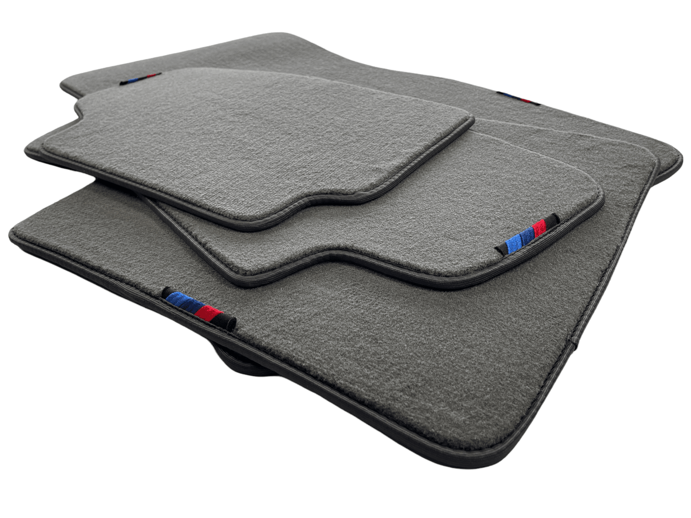 Gray Floor Mats For BMW 7 Series F02 With M Package AutoWin Brand - AutoWin