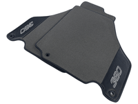 Gray Floor Mats For Ferrari 360 Modena 1999-2005 With Carbon Fiber Leather - AutoWin