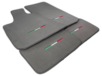 Gray Floor Mats For Maserati Ghibli 2013-2022 Italy Edition - AutoWin