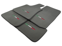 Gray Floor Mats For Maserati Ghibli 2013-2022 Italy Edition - AutoWin
