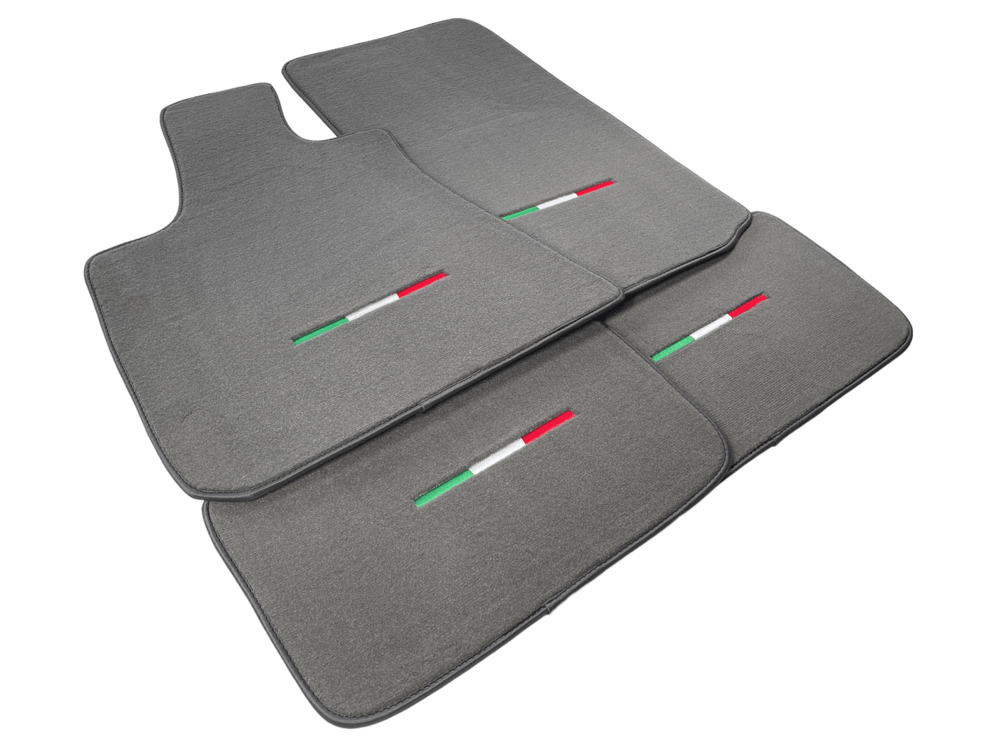 Gray Floor Mats For Maserati Ghibli 2013-2022 Italy Edition - AutoWin