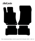 Gray Floor Mats For Mercedes Benz CLS-Class C218 Coupe (2011-2014) | Limited Edition - AutoWin