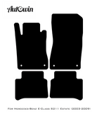 Gray Floor Mats For Mercedes Benz E-Class S211 Estate (2003-2009) | Limited Edition - AutoWin